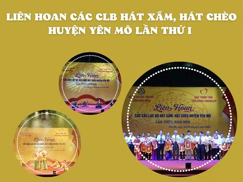 Ninh Bình: Liên hoan các Câu lạc bộ hát xẩm, hát chèo huyện Yên Mô lần thứ I