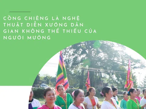 Phú Thọ: Cồng chiêng là nghệ thuật diễn xướng dân gian không thể thiếu của người Mường