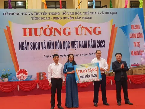 Vĩnh Phúc hưởng ứng "Ngày Sách và Văn hóa đọc Việt Nam” năm 2023