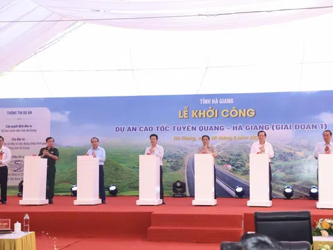 Thủ tướng dự khởi công  đường cao tốc kết nối Tuyên Quang và Hà Giang