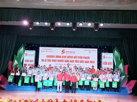 Kiên Giang:  Tôn vinh người hiến máu tiêu biểu năm 2023