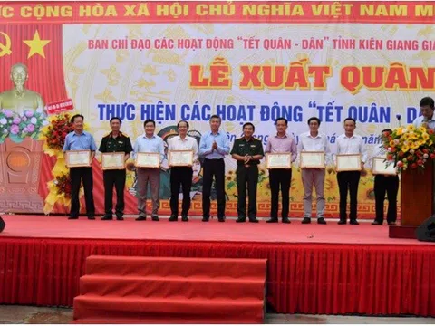 Kiên Giang: Xuất quân  thực hiện các hoạt động "Tết Quân – Dân" năm 2024