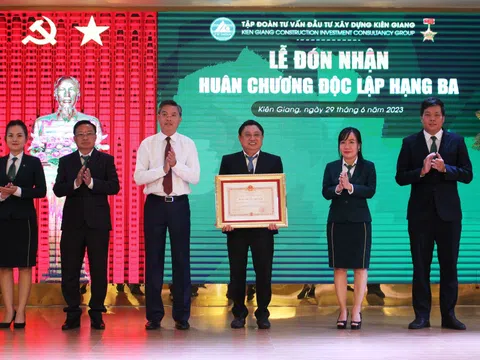 Kiên Giang: CIC Group vinh dự đón nhận Huân chương Độc lập hạng Ba cao quý