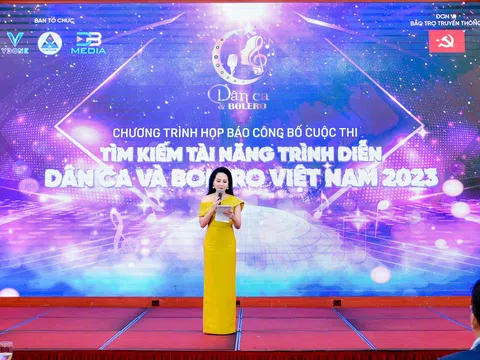 “Cuộc thi tìm kiếm tài năng trình diễn Dân ca và Bolero Việt Nam 2023”