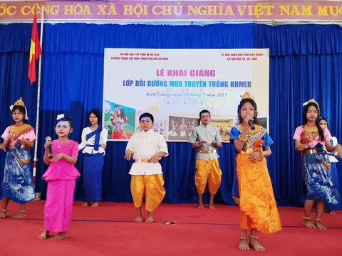 Kiên Giang: 70 học viên tham gia lớp bồi dưỡng múa truyền thống Khmer