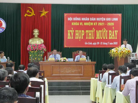 Quảng Trị: HĐND huyện Gio Linh khóa VI tổ chức kỳ họp thứ 17