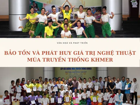 Kiên Giang: Bế giảng lớp bồi dưỡng múa truyền thống Khmer