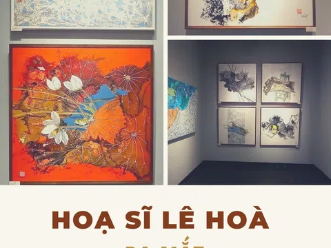 Hoạ sĩ Lê Hoà ra mắt triển lãm tranh “Lotus”