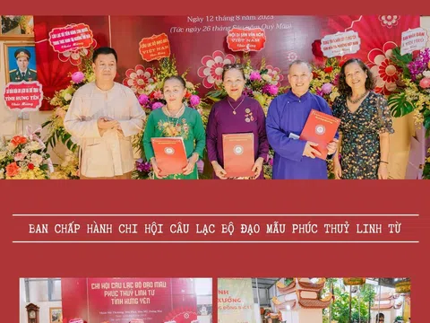 Ra mắt Chi hội Câu lạc bộ đạo Mẫu Phúc Thuỷ Linh Từ tỉnh Hưng Yên