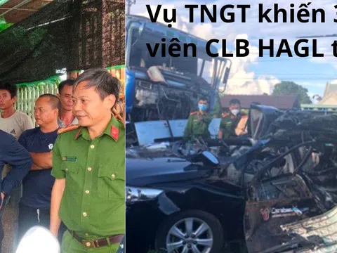 Vụ TNGT khiến 3 thành viên CLB HAGL tử vong:  Xe tải 81H-027.60 do ông Đinh Tiến Bình lái vượt ẩu