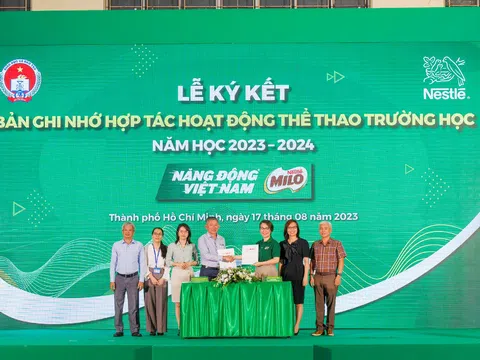 Nestlé Việt Nam và Sở Giáo dục và Đào tạo TP.HCM ký kết thỏa thuận hợp tác cho năm học 2023 – 2024