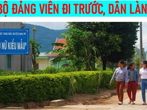 Bài 2:  Cán bộ đảng viên đi trước, dân làng theo sau