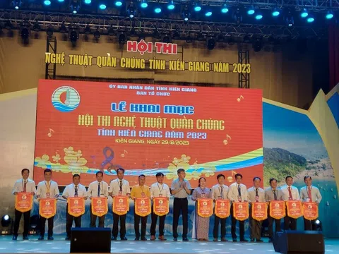 Kiên Giang: Hội thi nghệ thuật quần chúng năm 2023 - “Tự hào giai điệu Tổ quốc”