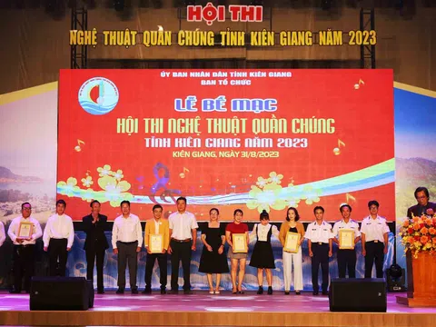 Bế mạc Hội thi Nghệ thuật quần chúng tỉnh Kiên Giang năm 2023