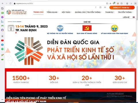 Diễn đàn Quốc gia về phát triển Kinh tế số và Xã hội số sắp diễn ra tại Nam Định