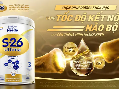 Nestlé giới thiệu sản phẩm dinh dưỡng khoa học S-26 Ultima 3 tiên phong nghiên cứu lâm sàng về tăng tốc độ kết nối não bộ