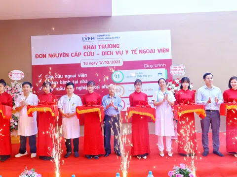 Vĩnh Phúc: Bệnh viện Hữu nghị Lạc Việt khai trương dịch vụ Cấp cứu ngoại viện và Khám chữa bệnh tại nhà