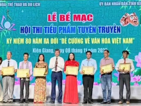 Trao giải Hội thi tiểu phẩm tuyên truyền Kỷ niệm 80 năm ra đời “Đề cương Văn hóa Việt Nam”