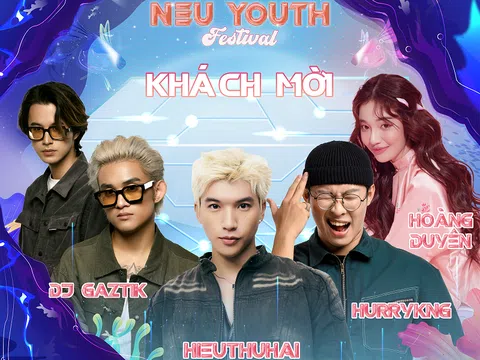 Hé lộ dàn ca sĩ khách mời “khủng” đổ bộ trong đêm nhạc hội chào tân sinh viên NEU Youth Festival 2023