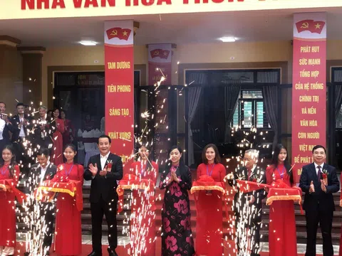 Vĩnh Phúc: Viên Du Hoà (Thanh Vân - Tam Dương) khánh thành khu thiết chế làng văn hóa kiểu mẫu và  Ngày hội đại  đoàn kết dân tộc