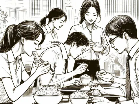 “Bữa trưa công sở” – nét mới trong văn hóa ẩm thực Hà Nội ngày nay