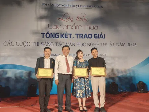 Kiên Giang: Trao giải Cuộc thi sáng tác văn học nghệ thuật năm 2023