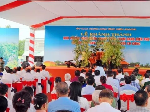 Kiên Giang: Khánh thành Khu chứng tích chiến tranh rừng tràm Bang Biện Phú, Đền thờ anh hùng liệt sĩ, người có công