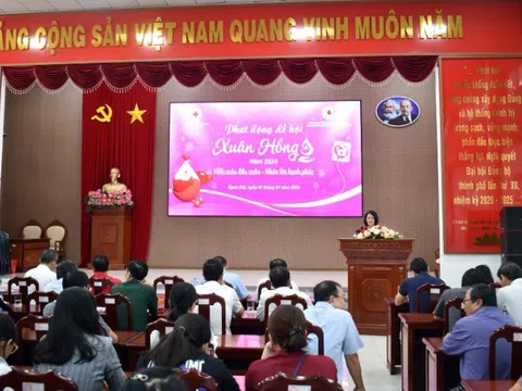 Kiên Giang: Hiến máu tình nguyện “Lễ hội Xuân hồng năm 2024”