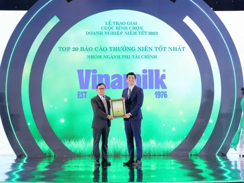 Vinamilk 'bội thu' giải thưởng phát triển bền vững