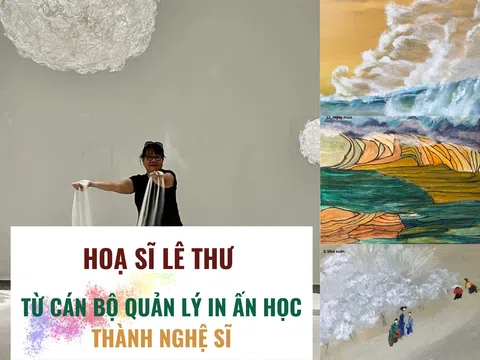 Hoạ sĩ Lê Thư – từ cán bộ quản lý in ấn học thành nghệ sĩ