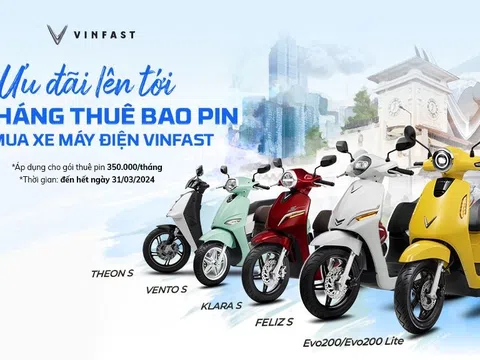 Vinfast ưu đại hấp dẫn cho khách hàng mua xe máy điện trong tháng 3