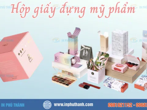 Xưởng in hộp giấy đựng mỹ phẩm chất lượng giá rẻ tại TPHCM