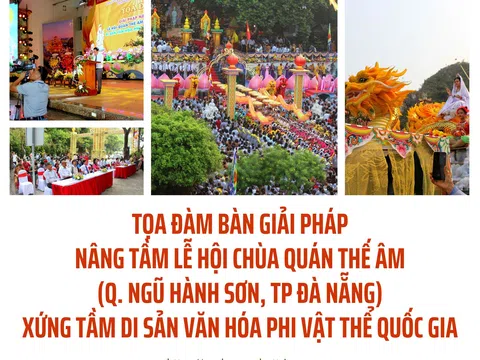 Đà Nẵng: Bàn giải pháp nâng tầm Lễ hội chùa Quán Thế Âm (Q. Ngũ Hành Sơn)