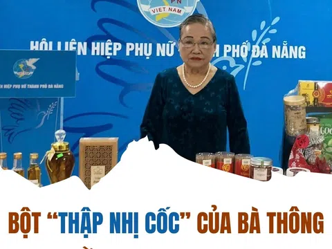 Đà Nẵng: Bột “Thập nhị cốc” của bà Thông nhiều dinh dưỡng