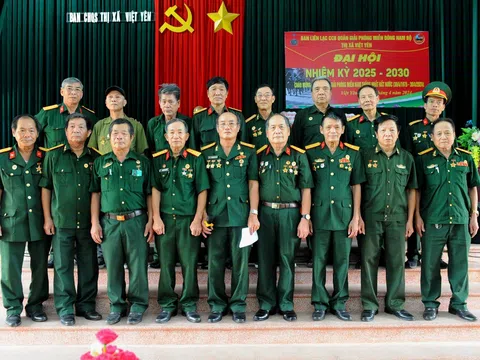 Bắc Giang: CCB Miền Đông Nam Bộ thị xã Việt Yên phát huy phẩm chất "Bộ đội cụ Hồ", góp phần xây dựng quê hương, đất nước