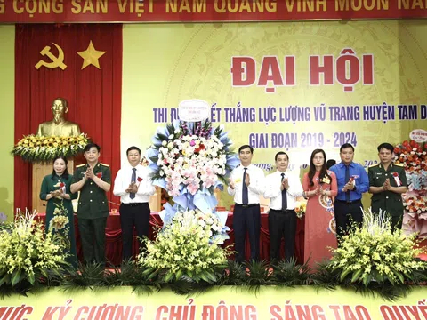 Vĩnh Phúc: Tam Dương đẩy mạnh phong trào thi đua quyết thắng trong lực lượng vũ trang