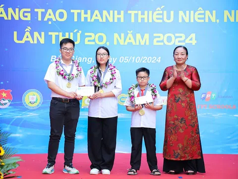 Bắc Giang: Tổng kết, trao giải Cuộc thi Sáng tạo thanh thiếu niên, nhi đồng năm 2024