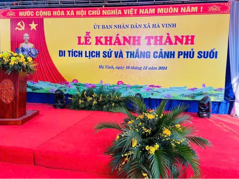 Thanh Hóa: Khánh thành công trình phục hồi, tôn tạo di tích lịch sử văn hóa Phủ Suối