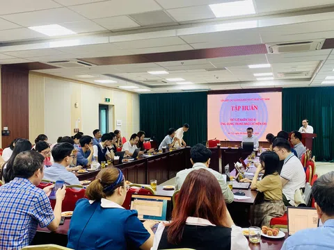 Liên hiệp các Hội Khoa học và Kỹ thuật Việt Nam tổ chức tập huấn “Trí tuệ nhân tạo - Ứng dụng trong báo chí hiện đại”