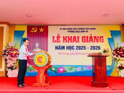 Bắc Ninh: Trường THCS Dĩnh Kế rộn ràng tổ chức Lễ khai giảng năm học 2025 - 2026