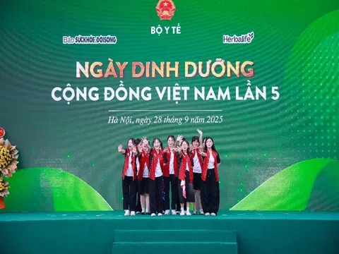 Herbalife Việt Nam đồng hành cùng Báo Sức khỏe & Đời sống tổ chức “Ngày Dinh Dưỡng Cộng Đồng Việt Nam” lần thứ 5 tại Hà Nội