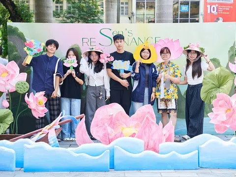 Không gian check-in độc đáo tại trường Báo dành cho tân sinh viên