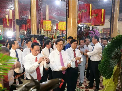 Tỉnh An Giang dâng hương tưởng niệm 157 năm Anh hùng dân tộc Nguyễn Trung Trực hy sinh