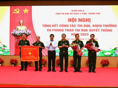Quân khu 9: Tổng kết thi đua, khen thưởng và phong trào Thi đua Quyết thắng năm 2025
