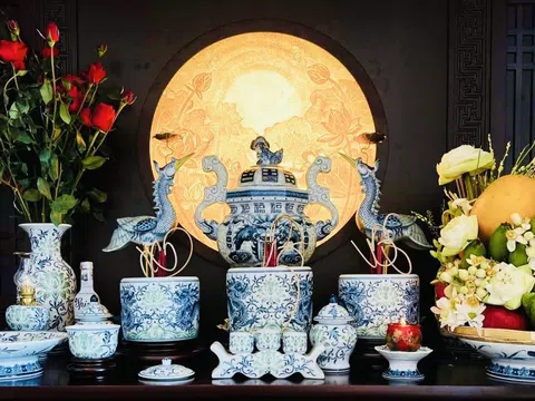 Tinh hoa gốm sứ trong bộ đỉnh thờ - Khi đất mẹ hoá linh