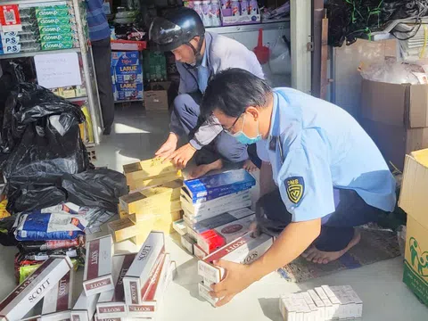 Quản lý thị trường Vĩnh Long đẩy mạnh kiểm tra, xử lý vi phạm trong kinh doanh thuốc lá