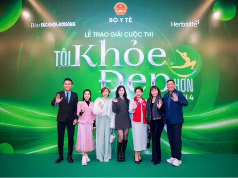 Herbalife Việt Nam đồng hành cùng Báo Sức khỏe và Đời sống tổ chức Lễ trao giải cuộc thi “Tôi khỏe đẹp hơn 2025” vinh danh 12 ứng viên xuất sắc nhất từ hơn 4000 bài dự thi