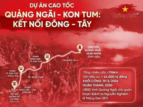 Sẽ mở đường từ biển lên đại ngàn với cao tốc Quảng Ngãi – Kon Tum