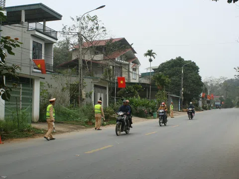 Tuyên Quang: CSGT tuần tra, bảo đảm an toàn giao thông phục vụ Đại hội XIV của Đảng