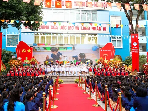 Hà Nội: Trường Tiểu học Đoàn Thị Điểm đón nhận danh hiệu Anh hùng Lao động
